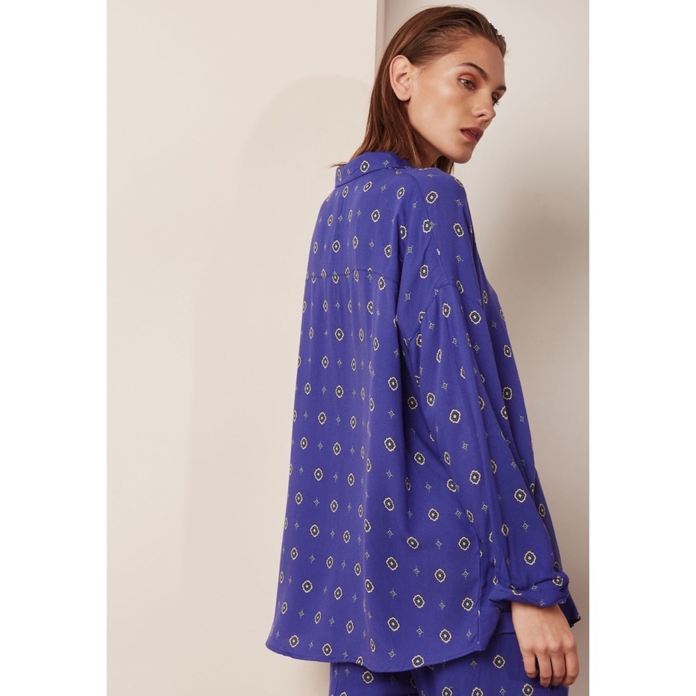 Free People Collared Blouse